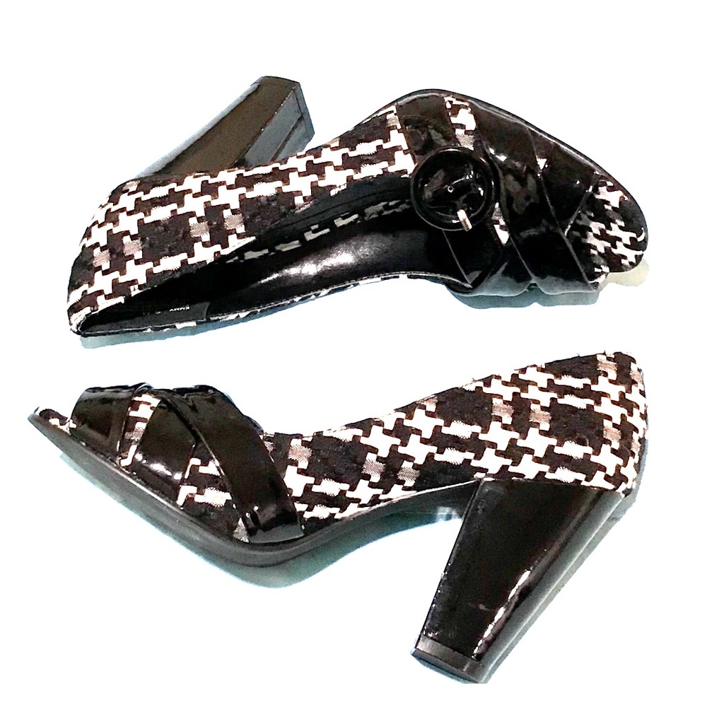 Rampage Houndstooth Chink Heels